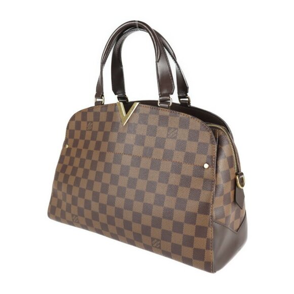 LOUIS VUITTON Brown Damier Leather Shoulder Bag - Picture 2 of 9